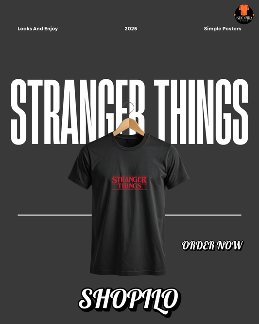 Stranger Things Half Sleeve T-Shirt