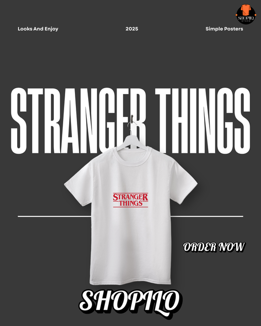 Stranger Things Half Sleeve T-Shirt