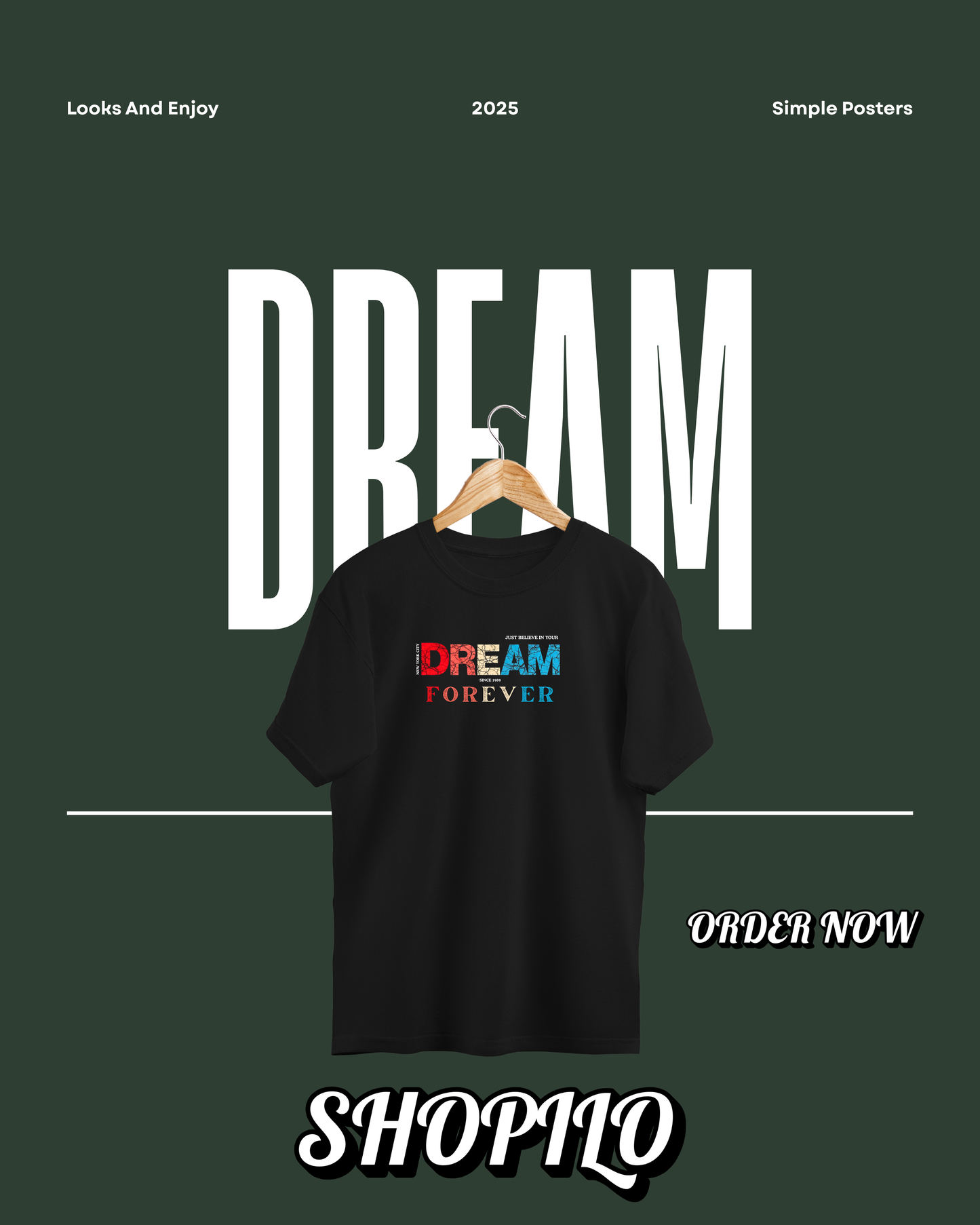 Dream Drop Shoulder T-Shirt