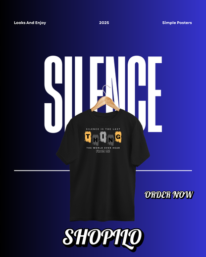 Silence Drop Shoulder T-Shirt