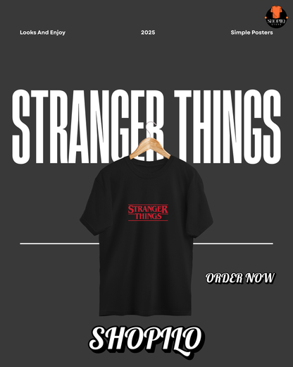 Stranger Things Drop Shoulder T-Shirt