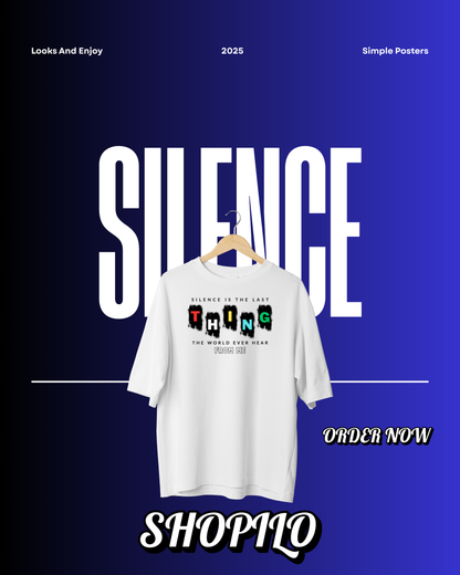 Silence Drop Shoulder T-Shirt