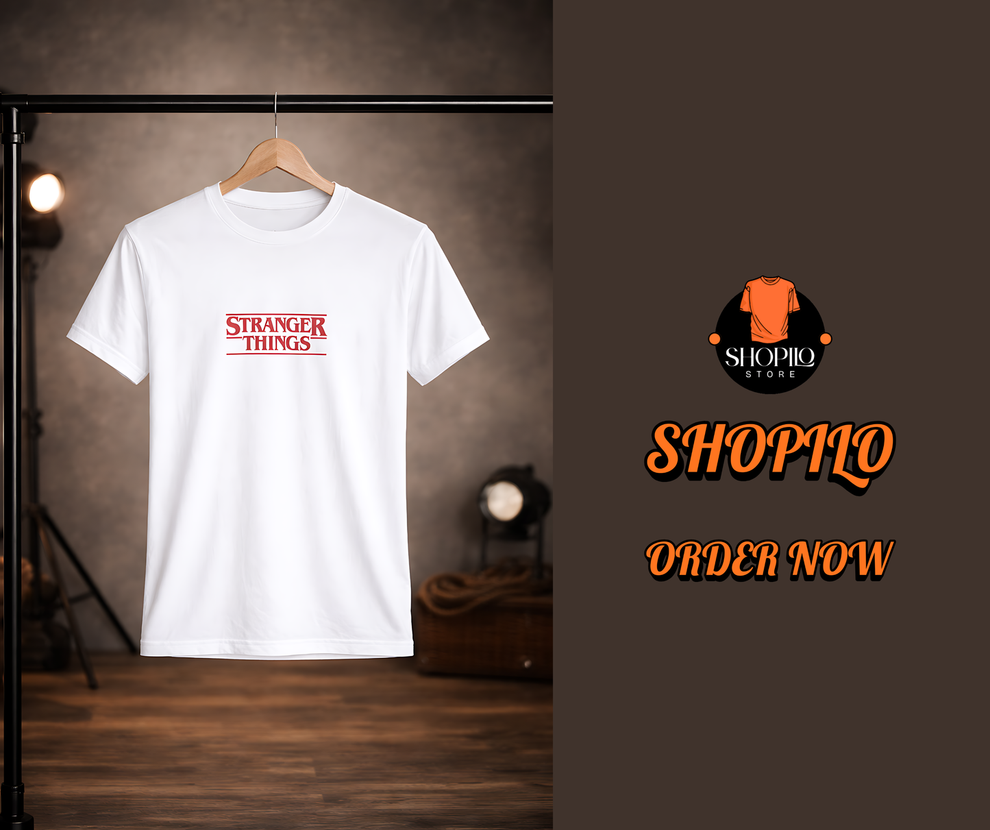 Stranger Things Half Sleeve T-Shirt