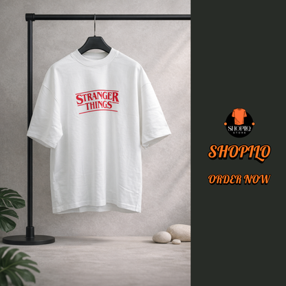 Stranger Things Drop Shoulder T-Shirt