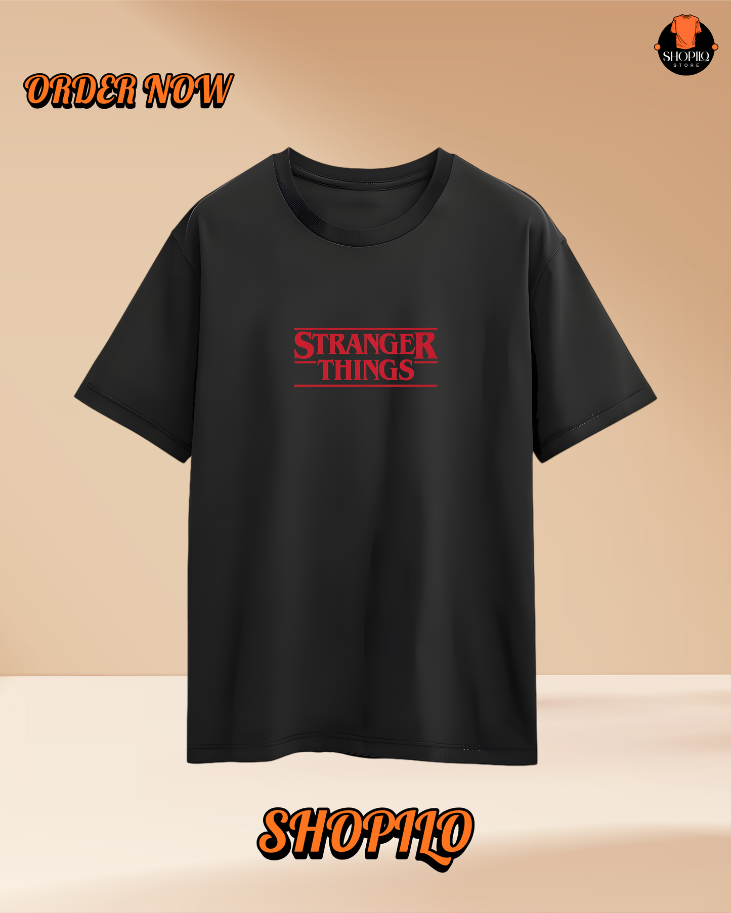 Stranger Things Drop Shoulder T-Shirt