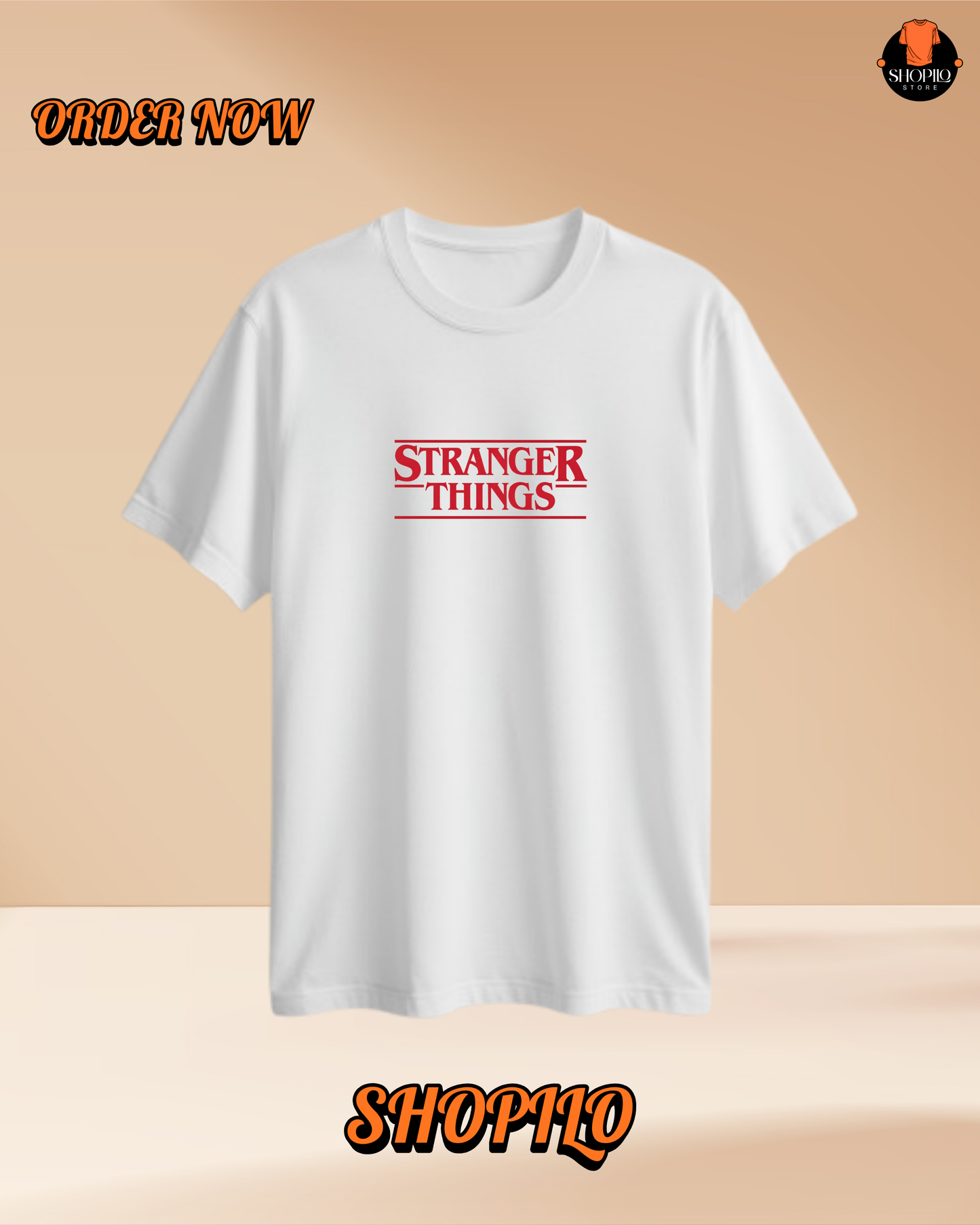Stranger Things Drop Shoulder T-Shirt
