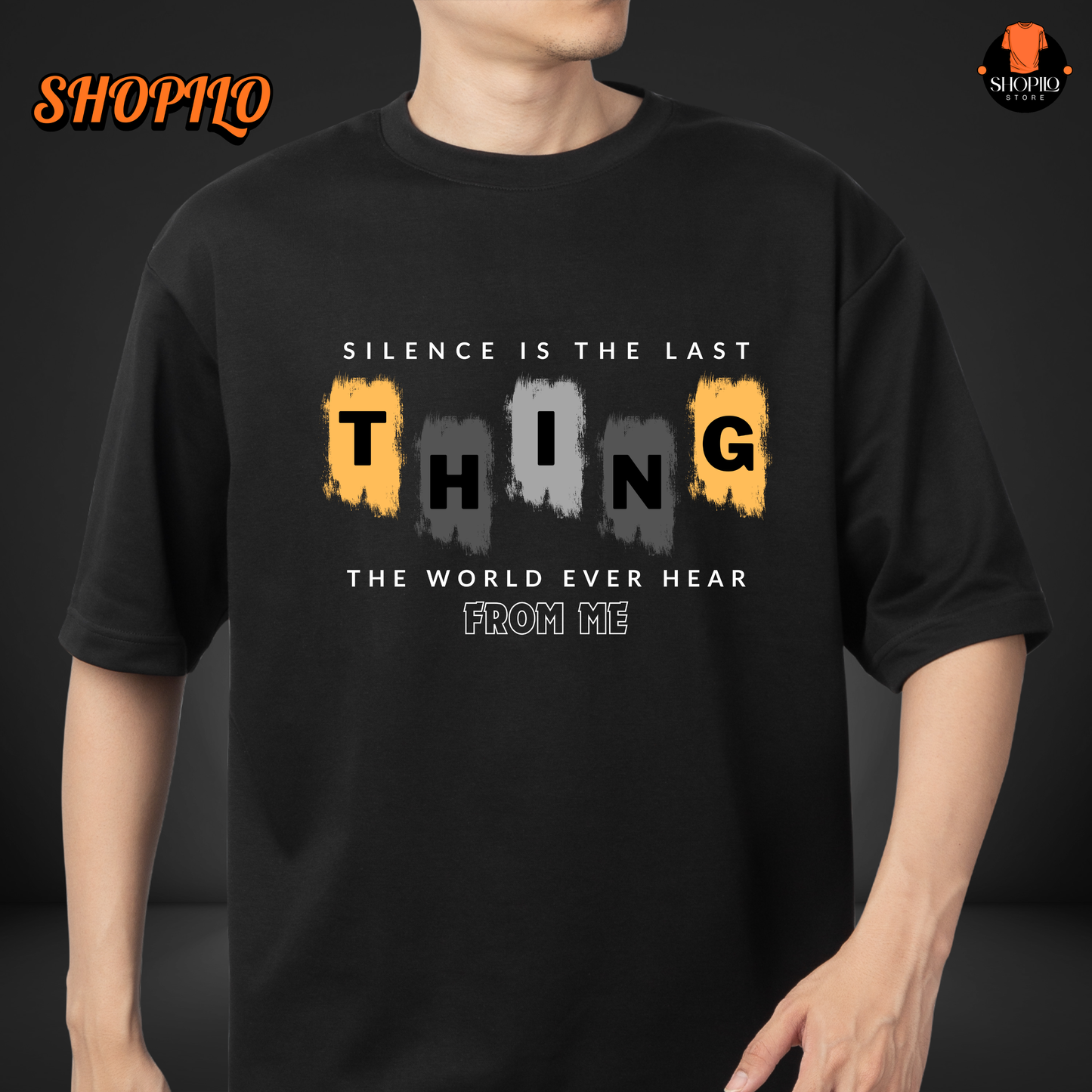 Silence Drop Shoulder T-Shirt