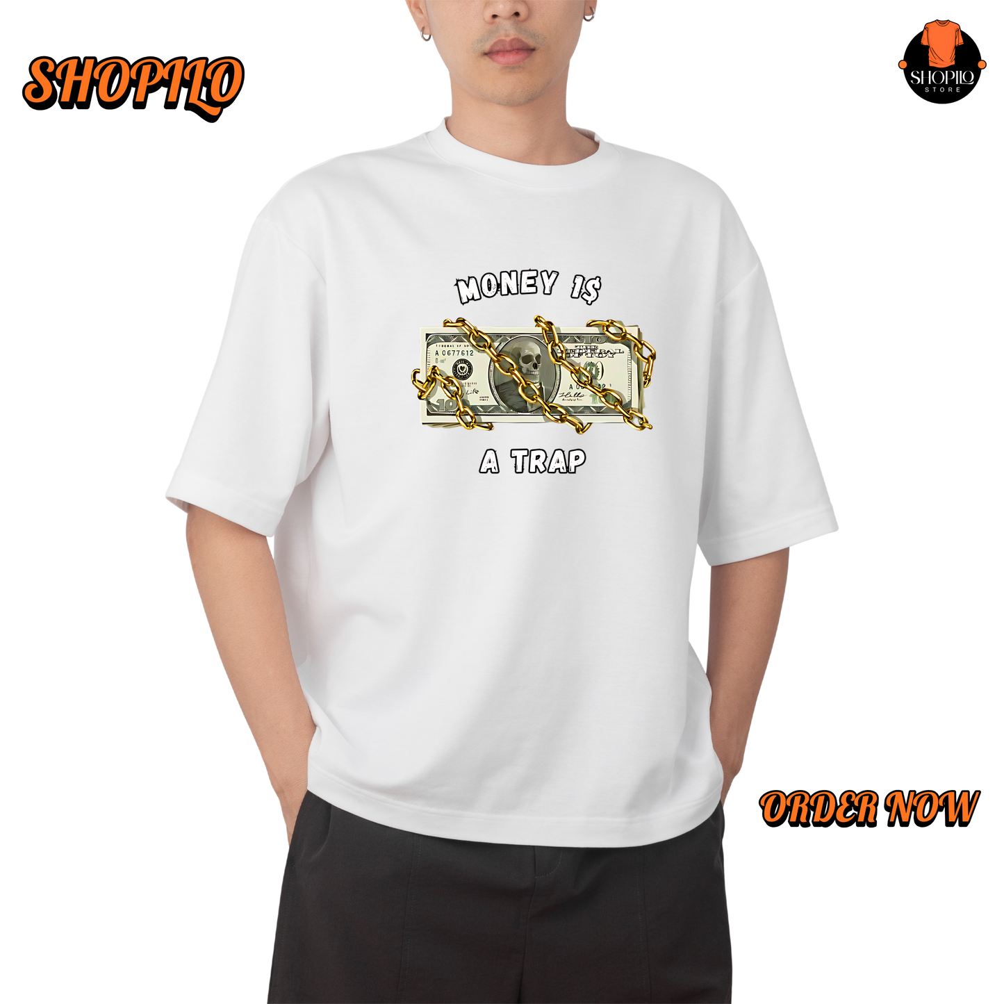 Money 1$ Drop Shoulder T-Shirt