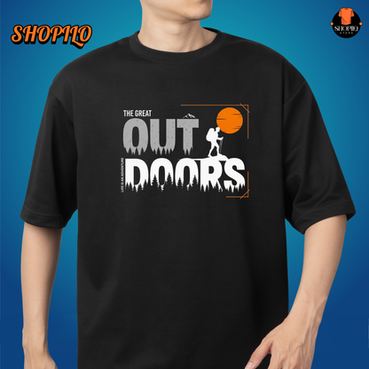 Out Door Drop Shoulder T-Shirt