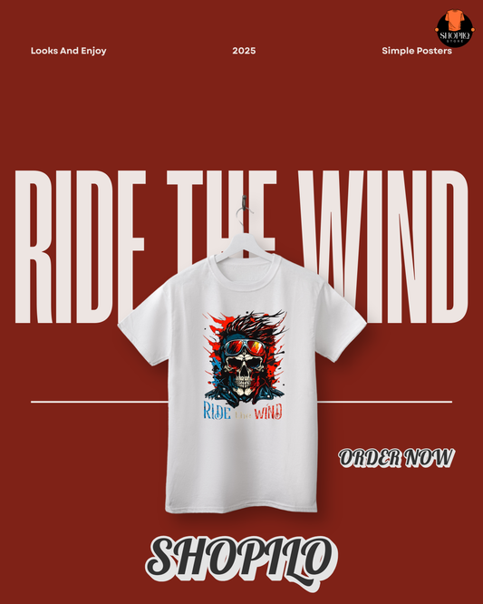Ride The Wind Half Sleeve T-Shirt