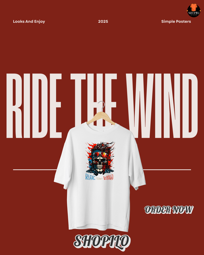 Ride The Wind Drop Shoulder T-Shirt