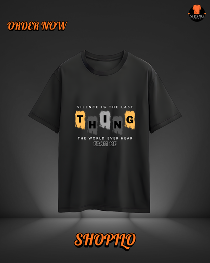 Silence Drop Shoulder T-Shirt