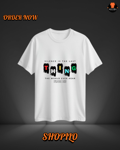 Silence Drop Shoulder T-Shirt